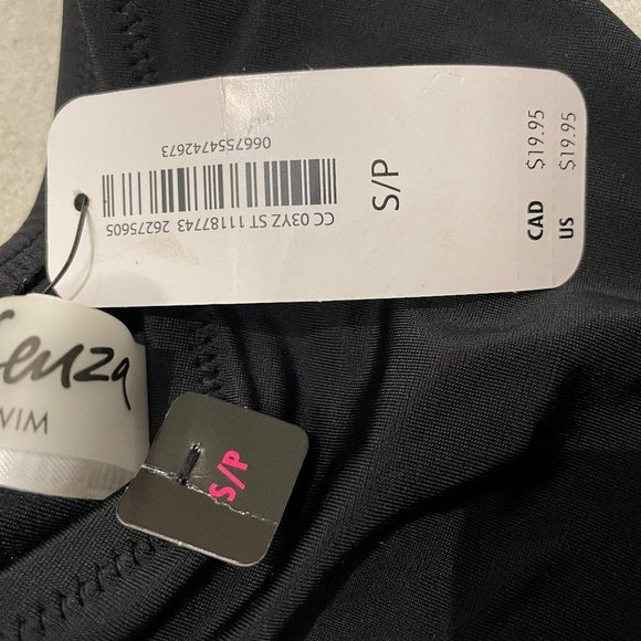 BNWT La Senza Black Thong Bikini Bottom Size S - Picture 2 of 5